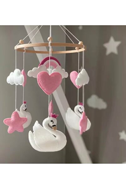 EFSBABY (MÜZİKLİ)kuğu Dönence Bebek Beşik Dönencesi