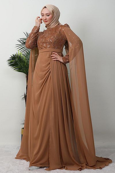 GİYZAMİLA Βραδινό φόρεμα Münteha Hijab Μαύρισμα