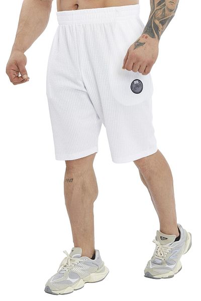 Big Sam Men's Cotton Sports Shorts with Emblem Big Sam 1521