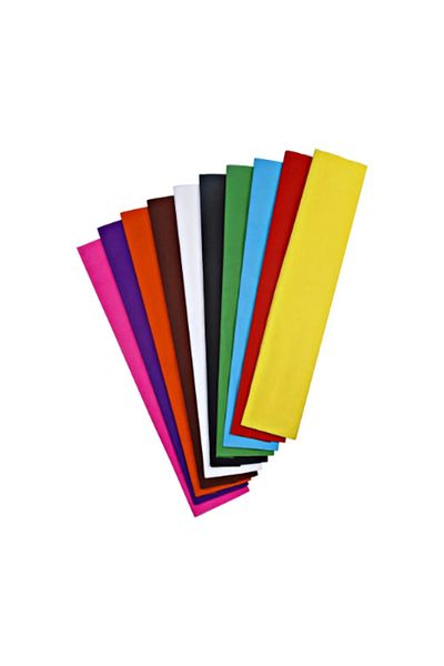TİFOYS Mixed Color Krapon Paper 50X200 cm 10 Pack