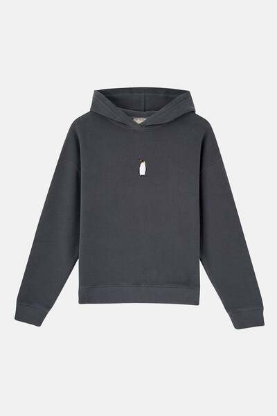 WWF Market İmparator Penguen SuperSoft Hoodie - Antrasit
