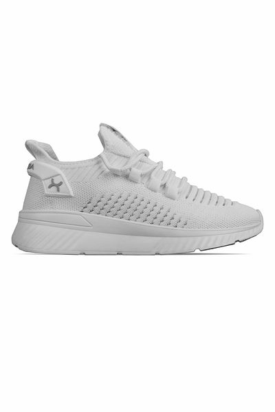Lal Shoes & Bags Pantofi sport pentru femei Martin din tul transparent, cu detalii, alb