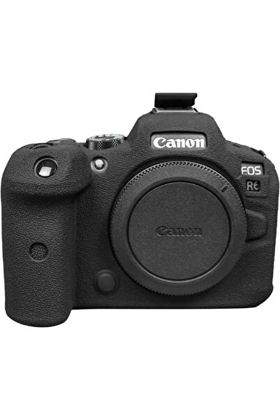 DP Canon R6 Mark 2 Silikon Kılıf (SİYAH)