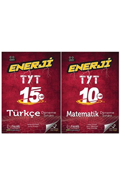 Palme Yayınevi YKS TYT ENERJİ TÜRKÇE VE TYT MATEMATİK DENEMELERİ