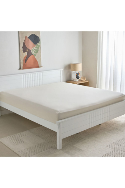 Home Box Essential Super King Cotton Fitted Sheet - 200x200+36 cm