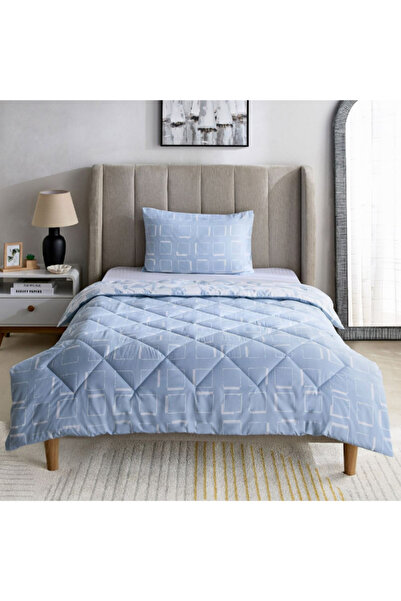 Home Box Madrid Rift 2-Piece Microfiber Reversible Twin Comforter Set 160x220 cm