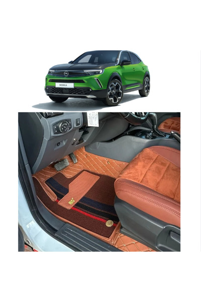 8D Opel Mokka 2023 Sonrası Araca Özel 8D Çift Katmanlı Havuzlu Paspas Takımı
