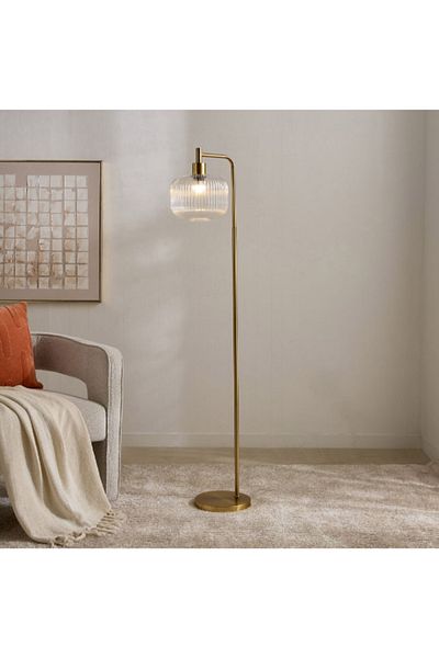 Home Box Deme Marie Metal Floor Lamp with Glass Shade - 150 cm