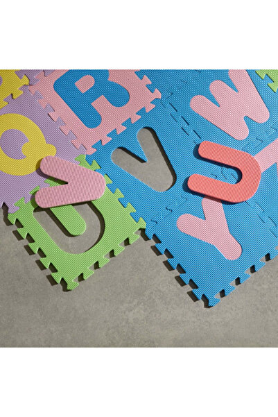 Home Box Mystify Foam 26-Piece Playmat Alphabet with Cutout Mat Set - 30x30x1 cm