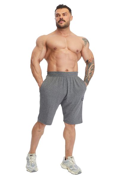 Big Sam Men's Cotton Sports Shorts with Emblem Big Sam 1521