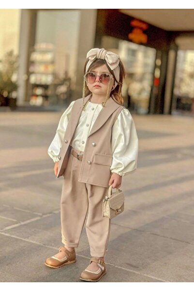 ELONKİDS Soft Yelek Pantolon Takım