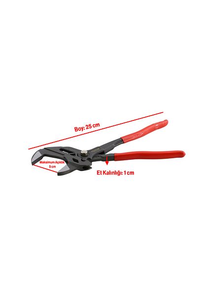 Rico 25cm Buttoned Parrot Pliers - 10 Inch Multi-Purpose Clamping Disassembly Hand Tool