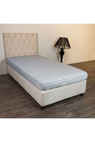 Home Box Malta Centrum Printed Cotton Twin Flat Sheet - 170x260 cm