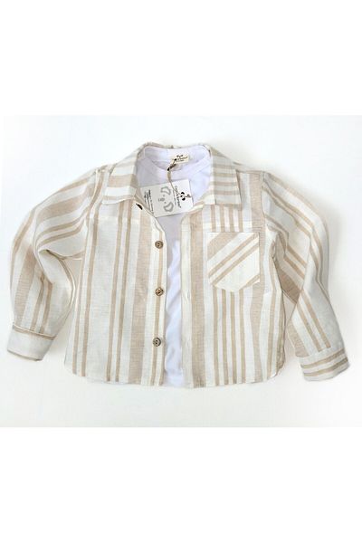 Coco & Bamboo Striped Boy's Shirt