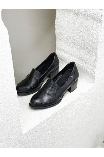 Mammamia D25YA-3330 PIELE VERITĂ 6CM TACURI ZILNICE PANTOFI FEMEI