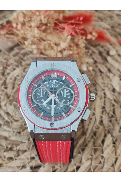 Universal Hublott Titanium Case Men's Wrist Watch
