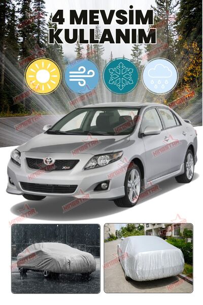 Kingstar Toyota Corolla Sedan Uyumlu Miflonlu Oto Branda Çadır Araba Brandası