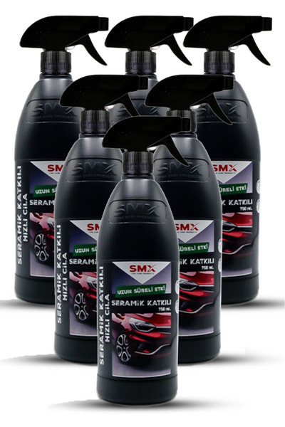 SMX Seramik Katkılı Hızlı ve Pratik Cila 750 ML 6 Adet