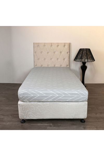 Home Box Malta Centrum Printed Cotton Twin Flat Sheet - 170x260 cm