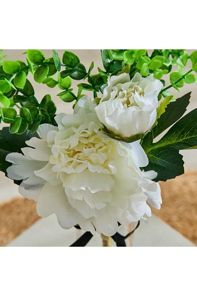 Home Box Areos Flower Arrangement in Glass Vase - 36 cm