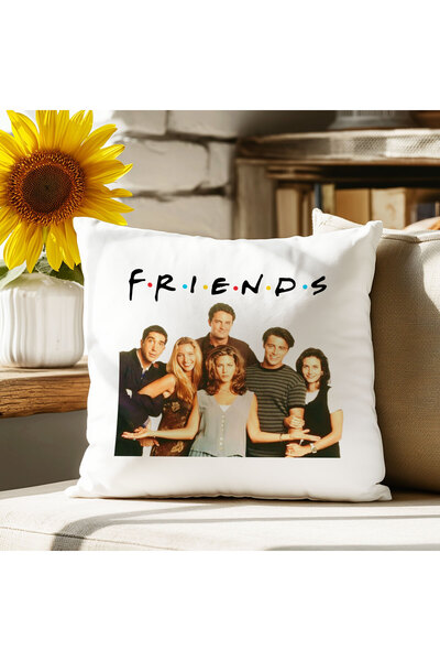 qoeuyl boutique Friends Phoebe Ross Joey Monica Chandler Baskılı Elyaf Dolgul...