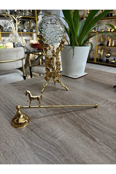 Mercan Tasarım Atölyesi ATLI MUM SÖNDÜRÜCÜ-GOLD
