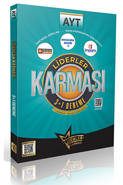 LİDERLER KARMASI 2026 Model Ayt 3✛1 Deneme Seti