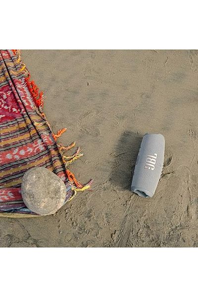 JBL Charge 5 Portable Bluetooth Speaker – 20 Hours Playtime, IP67 Waterproof, Bass Radiators, Gray