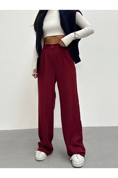 mydukkan.co Waist Elastic Palazzo Trousers