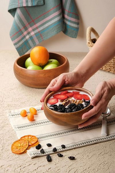 SepetçiBaba Nicole - Acacia 2-Piece Bowl Set 20 cm / 15 cm