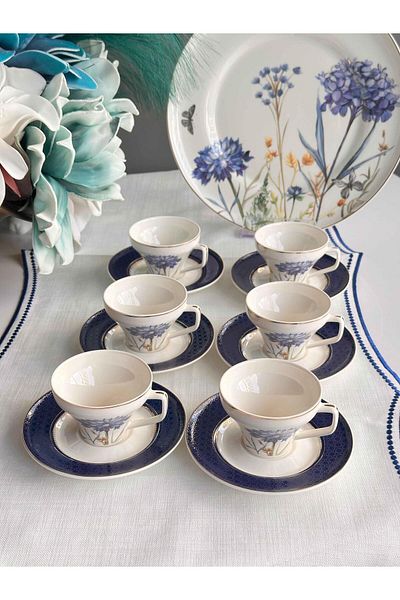 Mikasa Moor Lapis Set of 6 Turkish Coffee Cups