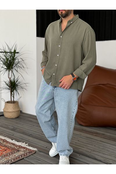 BYBASICMAN Khaki Basic Shirt G-5138
