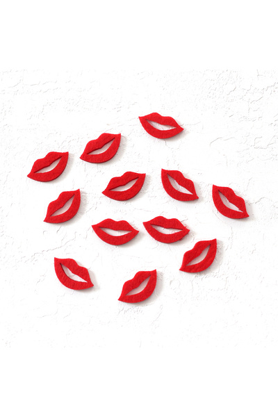 Bimotif Keçe motif, dudak  12 adet