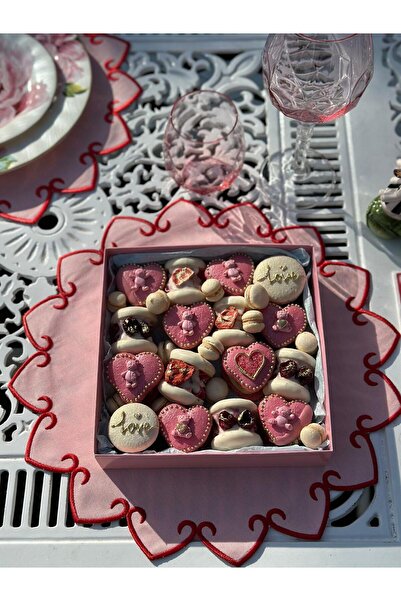 ref crea Re Love Set de 2 farfurii - roz și roșu