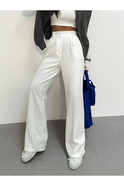 mydukkan.co Waist Elastic Palazzo Trousers