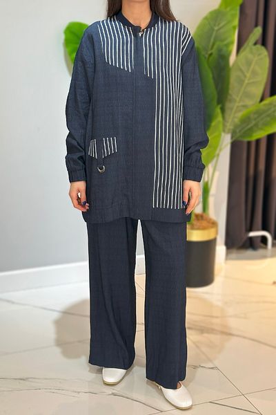 Nuss Navy Blue Suit 1054 Shoes