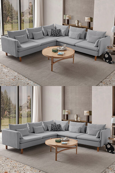 Eymense Flexy L Köşe Takımı GRİ