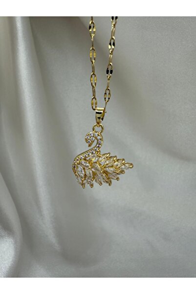 Doa Jewellery Crystal Sparkle Swan Necklace