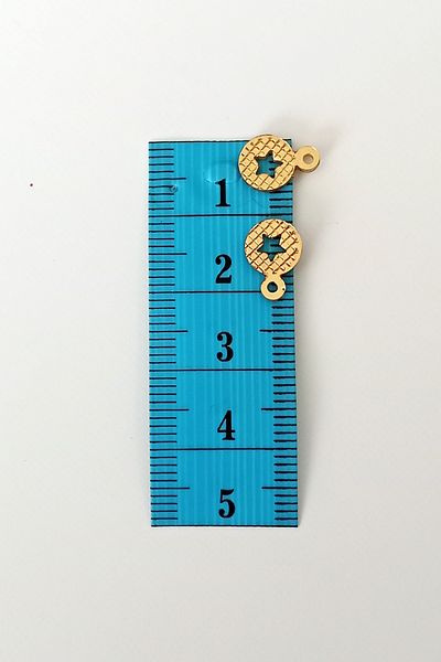 STUMBANNG Oya Evening Dress Bracelet Necklace Plexi Metallic Plastic Sequins Gold Color 24 Gram 270 Pieces - Bnc537