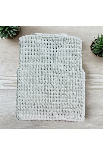 BESKAR 0-3 Years Baby Handmade Cardigan - White