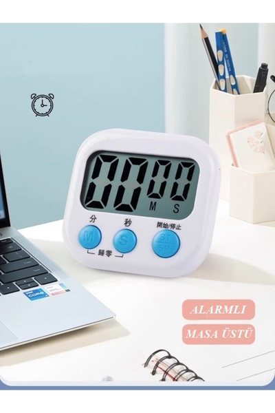 DeftHike Dijital Kronometre İleri-Geri Sayım , Alarmlı , Öğrenci Kronometresi JS-118 CN