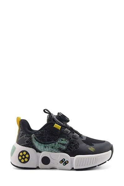 lumberjack T-Rex Black Leather Boy's Sneaker