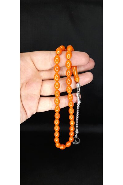 Anemore Collection Mărgele de rugăciune din chihlimbar Orange Stick - Beyzi C...