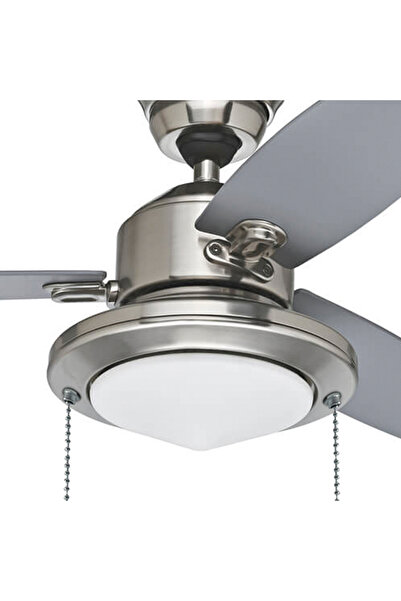 Hunter Fan Merced Fırçalanmış Nikel 112 cm Aydınlatmalı Tavan Vantilatörü