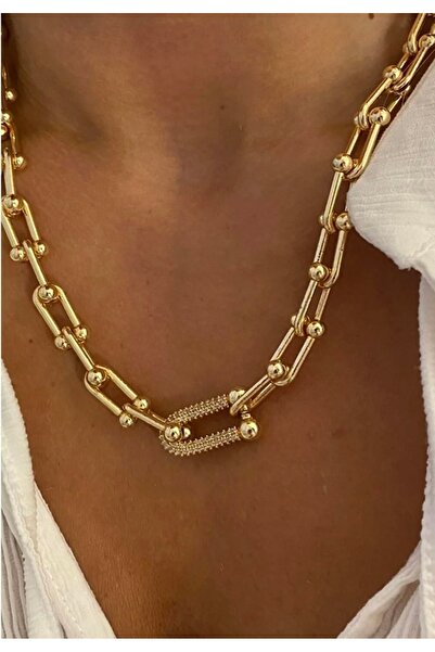 Vi store Taşlı Tiff Kolye