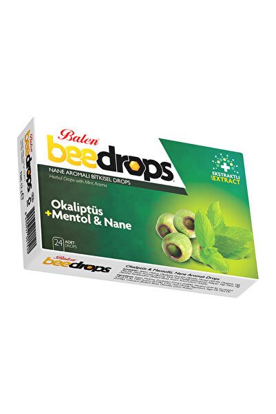 Balen Okaliptüs Mentollü Nane Aromalı 24 Adet Drops Pastil