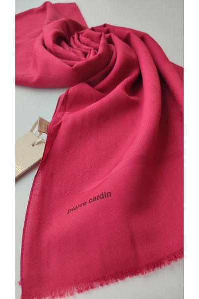 Pierre Cardin Φούξια βαμβακερό σάλι Pierre Cardin