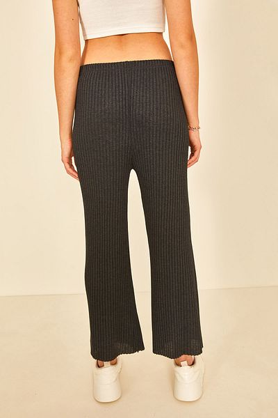 EYYE Anthracite Corded Relaxed Cut Women's Trousers