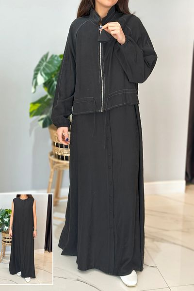 Ceremony Short Jacket Dress Suit, Black 5990