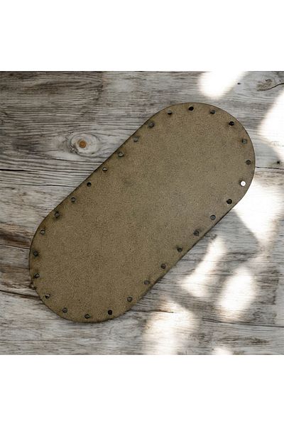 farklı bir hediye 14x29 cm Ξύλινο πάτο καλαθιού / supla / πάτο τσάντας / διάτρητη βάση πλεξίματος